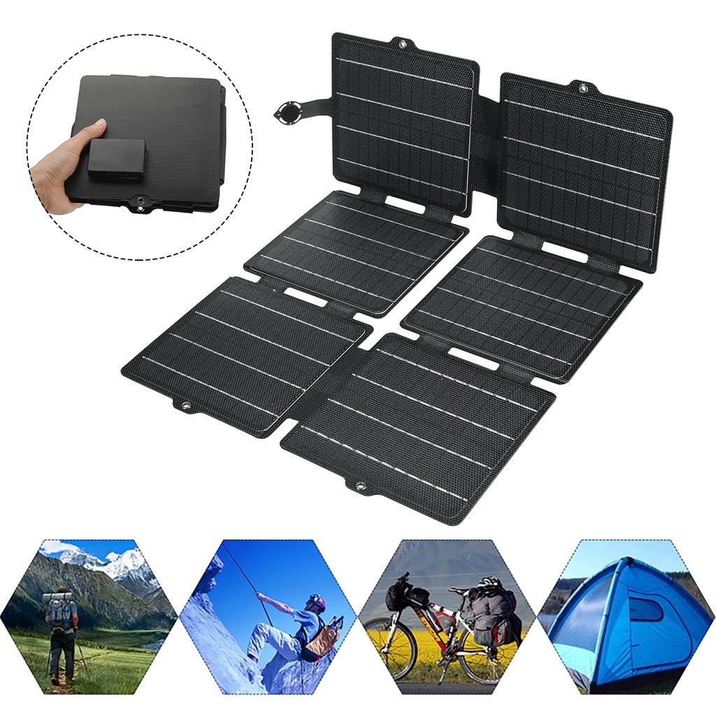 Dual USB Flexible Small Waterproof Folding Solar Panels Foldable Portable Solar Panel Cells For Smartphone Battery Charg New
