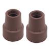 Rubber Feet Cane Tips Trekking Pole Foot Covers Hiking Stick Accessories Floor Mat Crutch Pads Replacement Non-slip Elder 3size