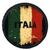 Distressed Italian Flag Tire Cover Universal Waterproof Polyester Spare Wheel Protector for SUV