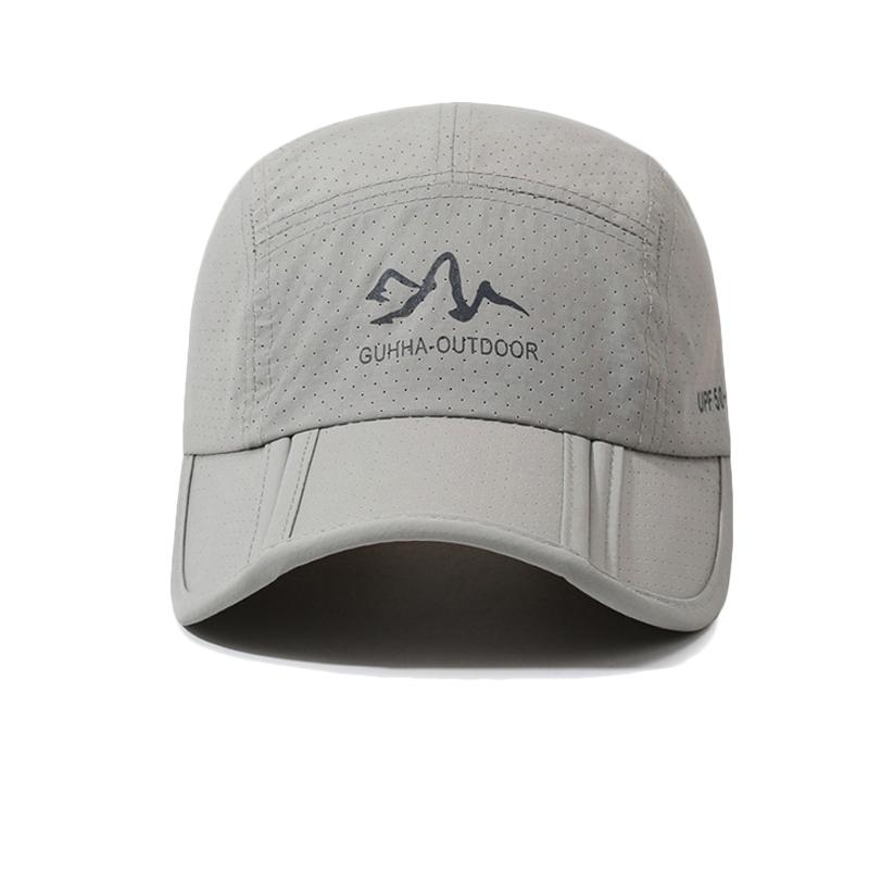 Summer Outdoor Sun Protection Quick-Drying Baseball Cap Men Breathable Sun Hat Fishing Cap
