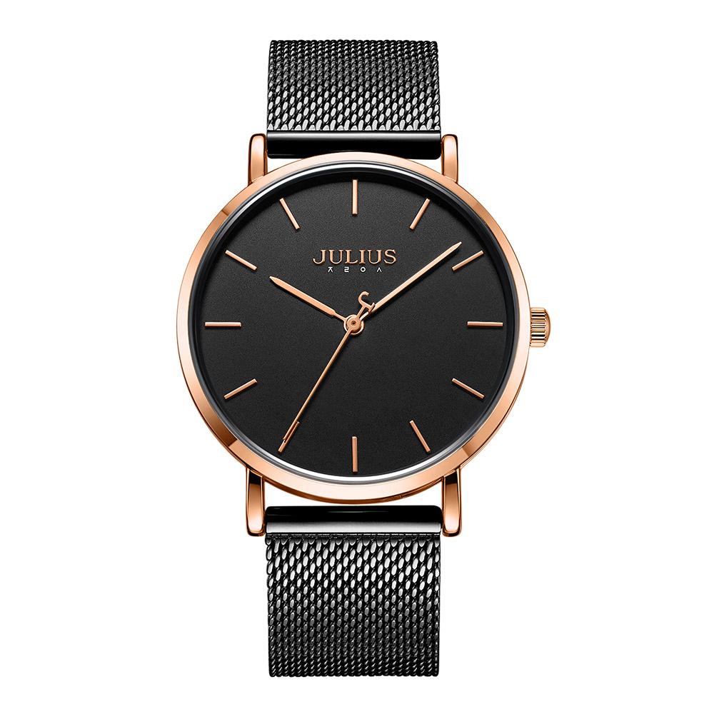 Jyullieoseu Ja-1164M Men'S Mesh Band Wristwatch