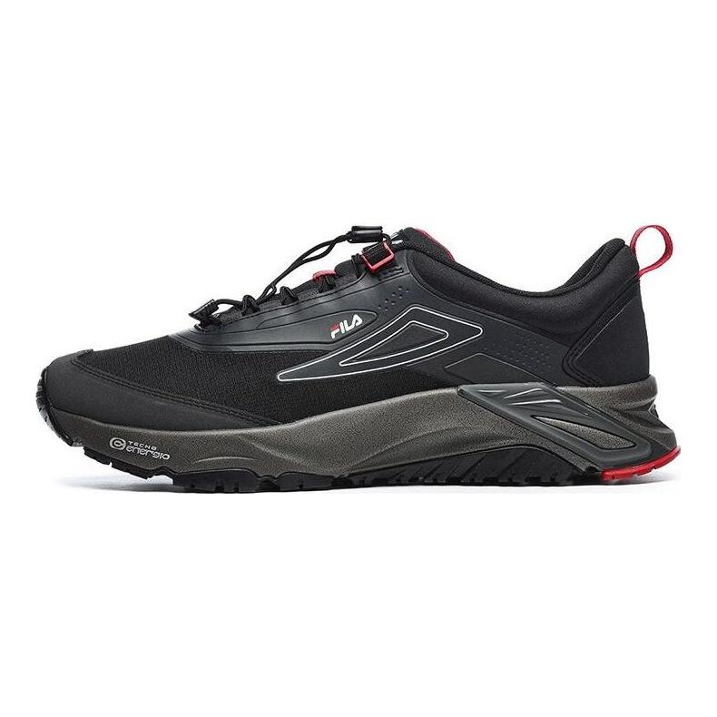 FILA Lynx Fashion Comfortable Fabric Low-Top Running Shoes Men sneaker Black A12M241207FBA