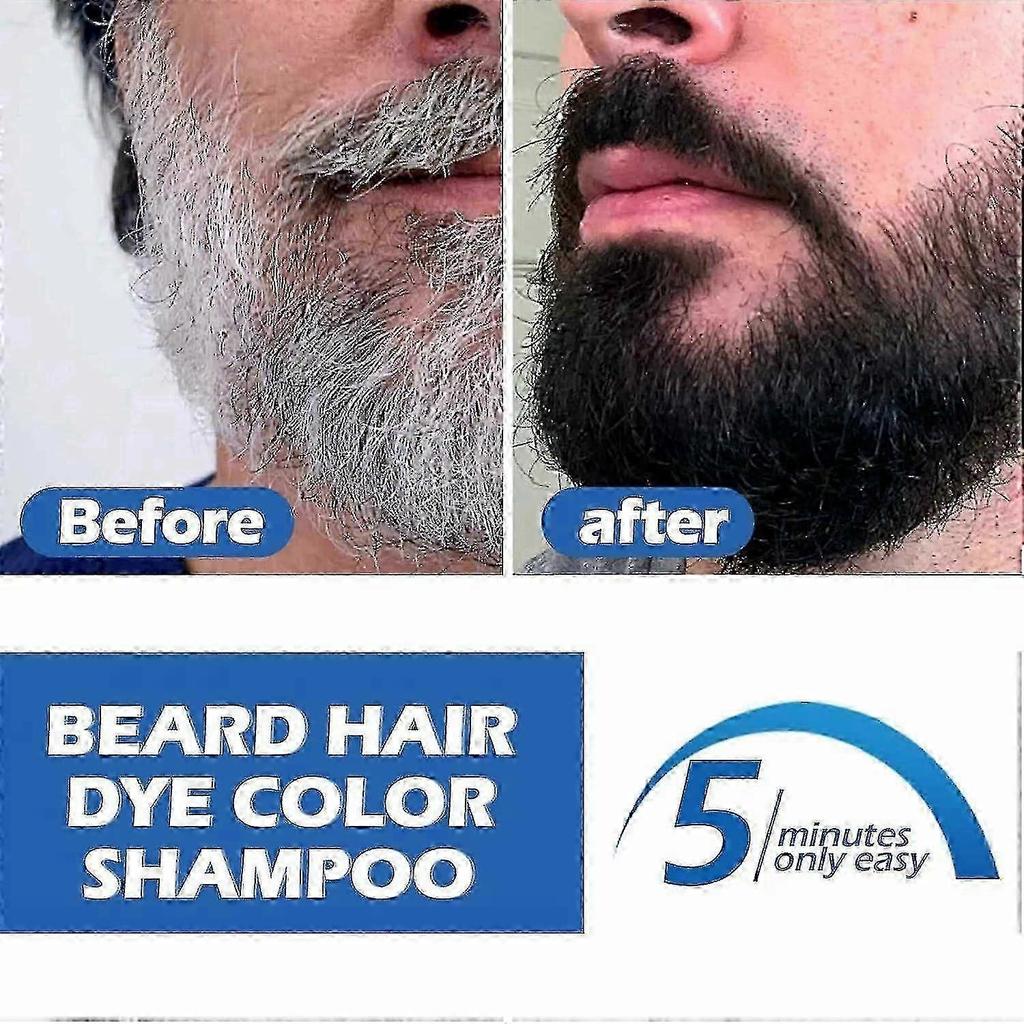 Shampoo Tintura per Capelli Istantanea 3-in-1 - Copertura 100% dei Capelli Bianchi in Soli 5 Minuti
