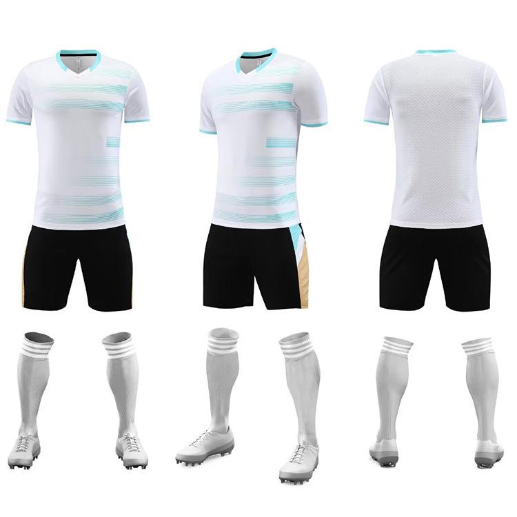 Football Suit Men'S Adult Game Children'S Training Kit Sports Elementary School Short Sleeve Ball Clothes Summer