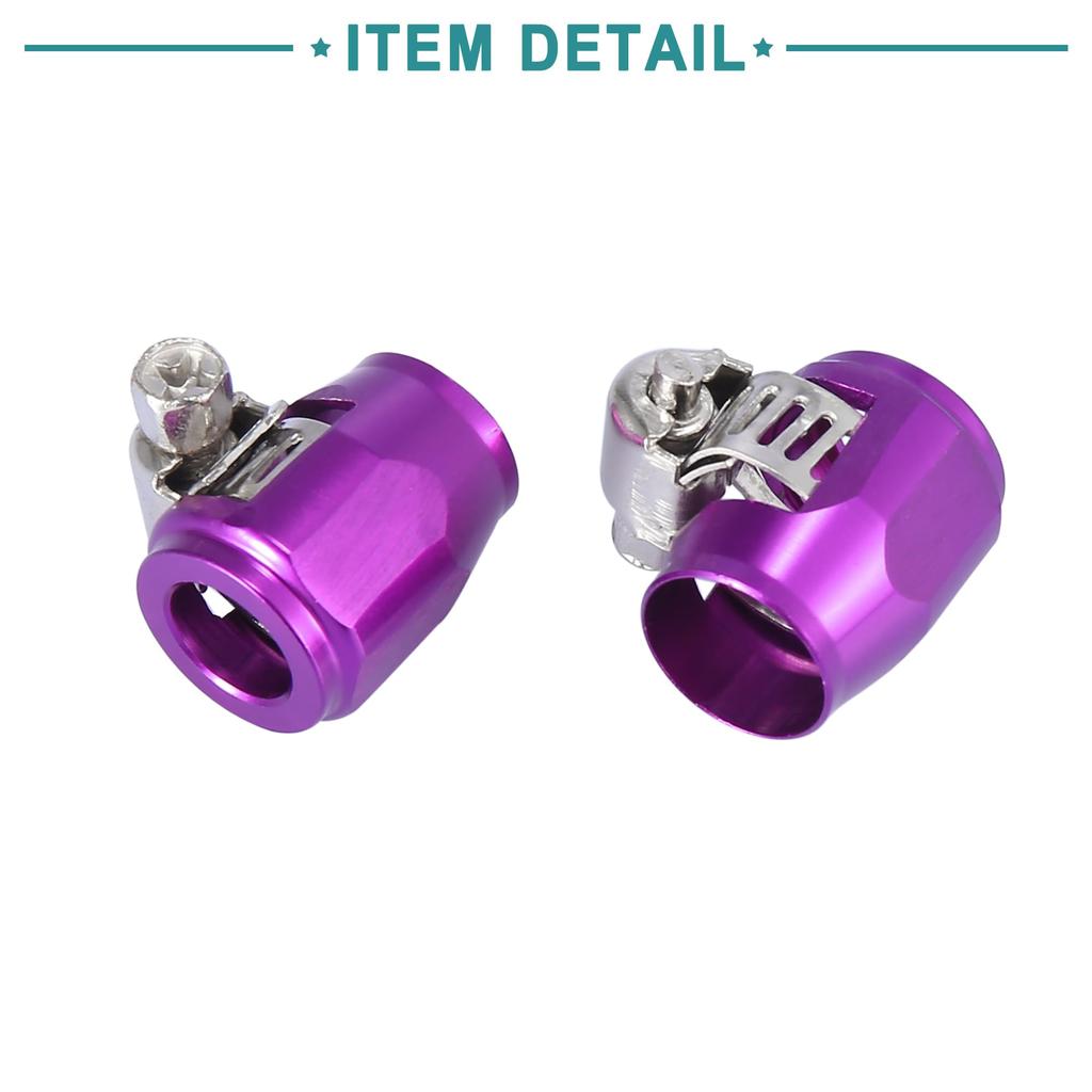 ACROPIX AN4 Schlauchabschlussklemme für Autos, Lila - 4er-Set