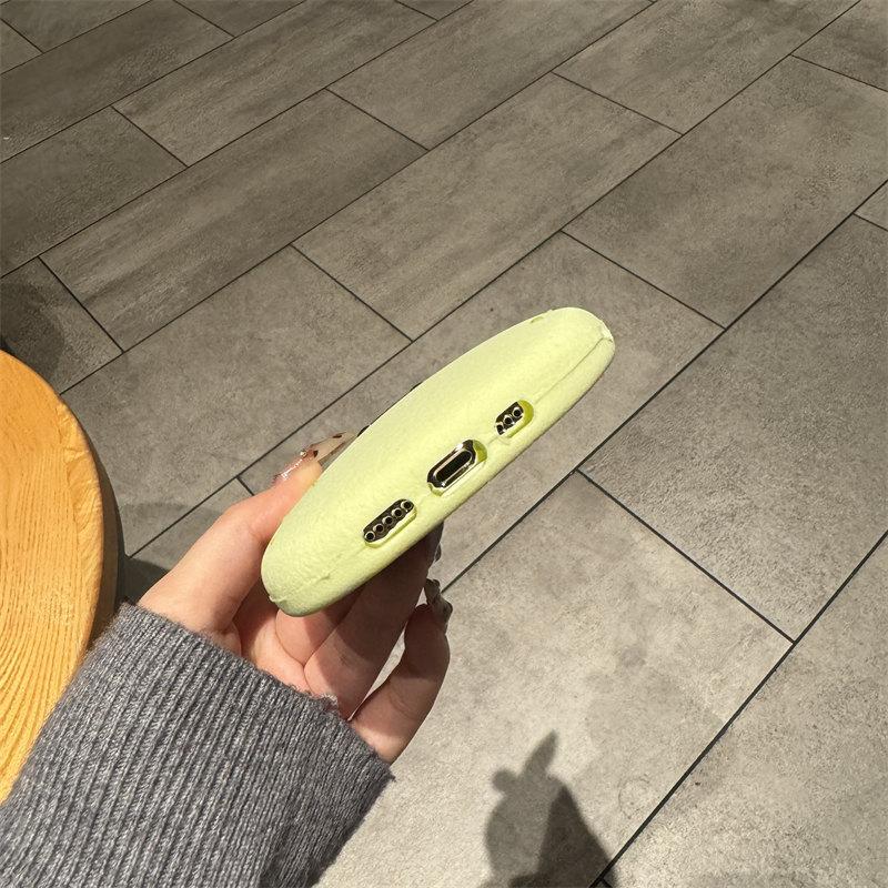 3D Cartoon Niedliche Fruchtbirne Weiche Silikon-Telefonhülle für iPhone 16 Promax 15 14 13 Schutzhülle Neujahrs-Glücksgeschenk