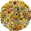 50 Bright Sunflower Stickers - Great For Phone Cases Luggage Laptops  Creative Decor Animeworlds Store