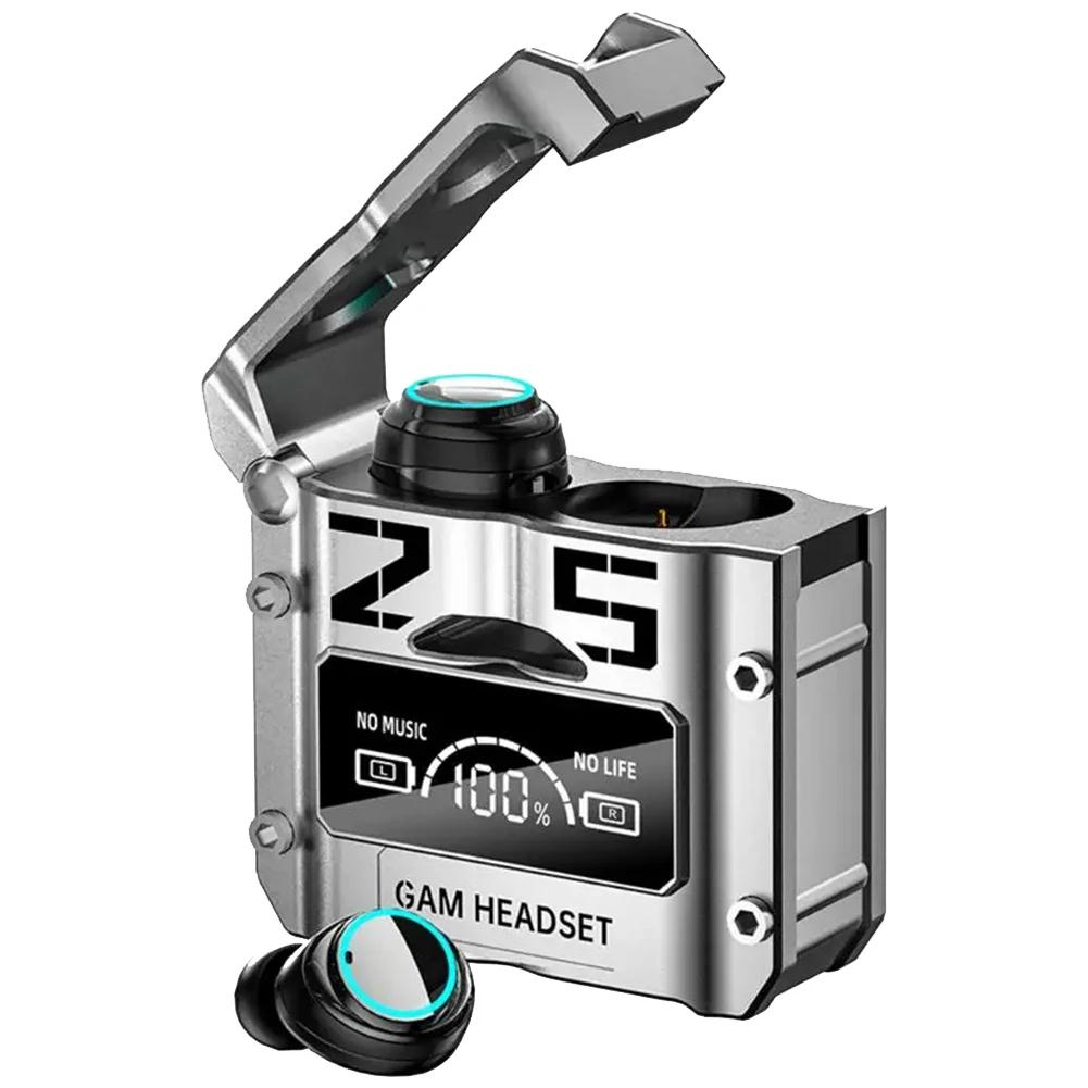 

Беспроводные наушники Игровые Bluetooth-наушники Гарнитуры с сенсорным управлением Стерео Водонепроницаемые спортивные наушники с микрофоном серебряный