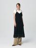 KUMÉ Pleated Ruffle Sleeveless Long Dress