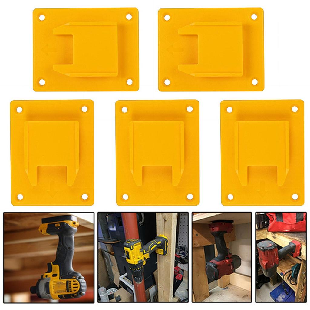 PDTO Tool Holder Hanger Dock Mount For Dewalt 20V & Milwaukee M18 18V Electric Drill