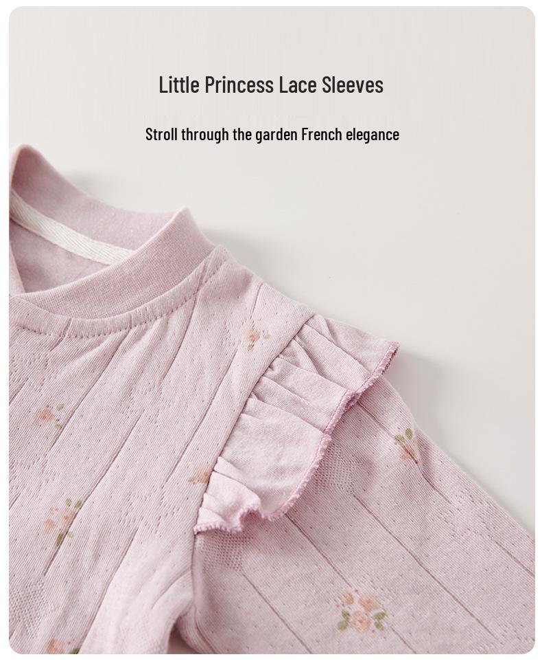 Unisex Baby Cotton Long Sleeve Bodysuit Pajamas
