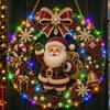 Dekorativer Weihnachts-Kranz Anhänger Funkelndes DIY Hänge-Set Weihnachts-Schmuck