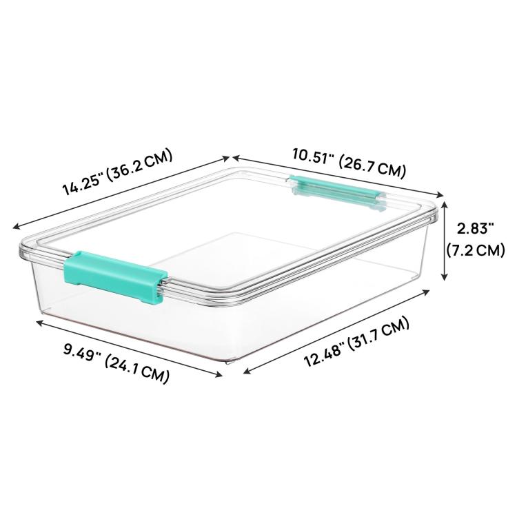 Transparent Stackable Storage Boxes With Lids Dustproof Plastic Toy Sorting Organizers