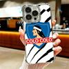 Social Y Deportivo Colo Club Plating Phone Case For Iphone 16 17 Pro Max Air 16E 14 15 Plus 12 13 Mini Anti-Fall Airabag Cover