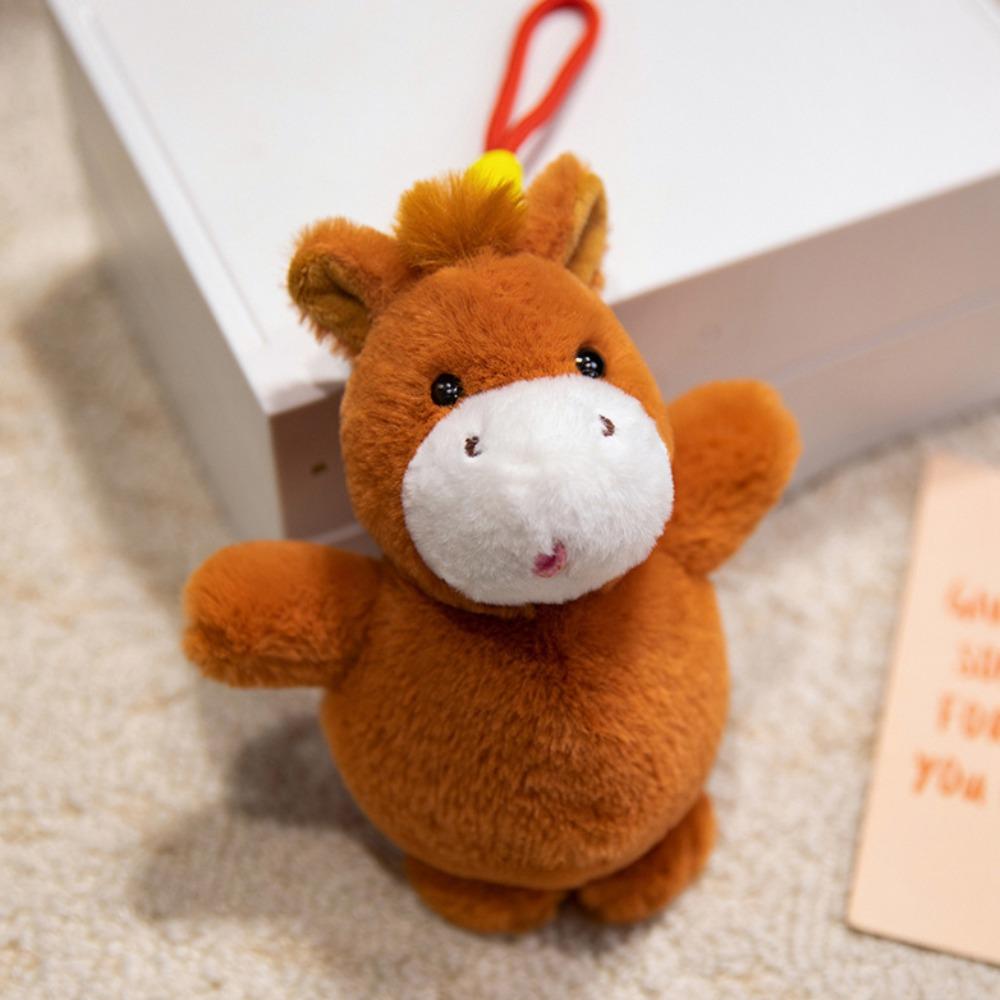 Raccoon Animal Doll Keychain Bear Plush Toys Small Pendant Capybara Plush Keychain  Home Decor