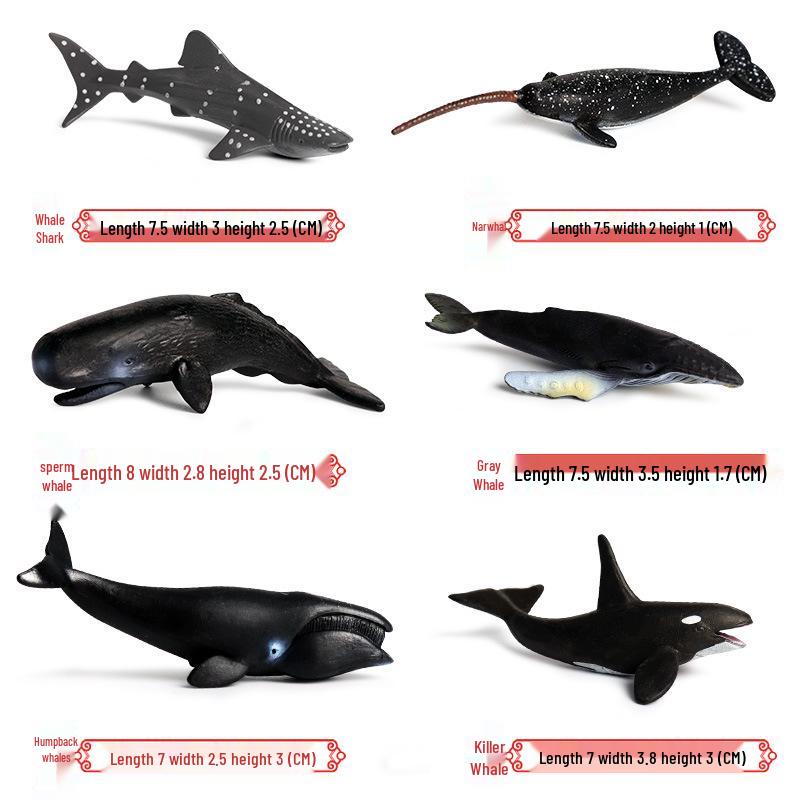 Polar Wildlife Animal Model Toy Set: Polar Bear & Penguin