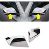 3-Layers Shiny Chrome Plated Parts Accessories Top Half Side Mirror Cover Designed For 2014-2020 Chevrolet Impala