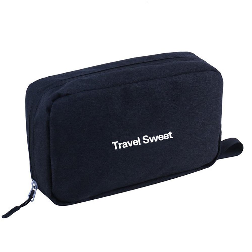 

Hanging Design Travel Organizer Large Capacity Toiletry Bag Portable Cosmetic Bag Makeup Storage чорний