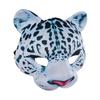 Half Face Snow Leopard Animal Mask Halloween Easter Mardi Gras Costume Party Masquerade