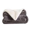 New Double-Layer Thick Lambskin Leisure Blanket for Sofa or Office Nap