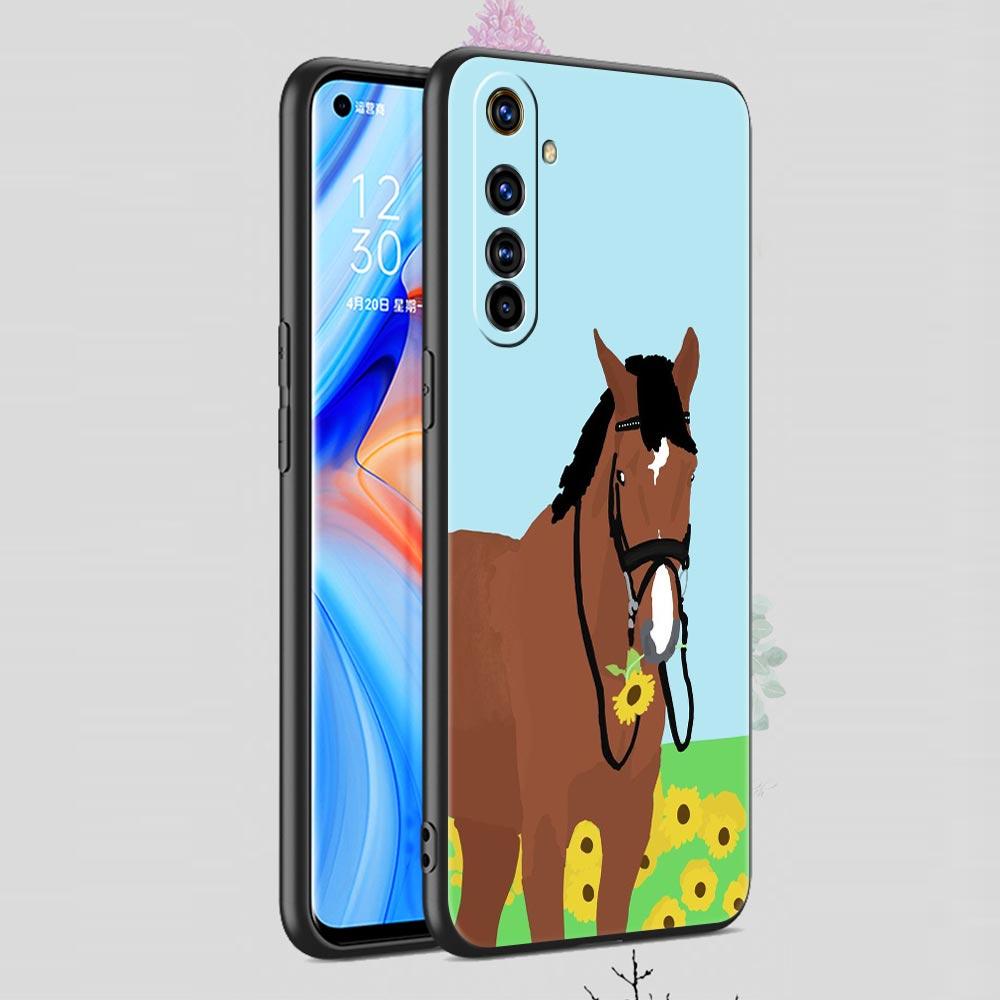 Pro Realme 10 9 8 5G 7 6 GT2 Pro Plus 9i C21 C11 C25 C35 Frederik Veliký krásný kůň Pouzdro na telefon Pro Realme GT Neo 2 3T Kryt
