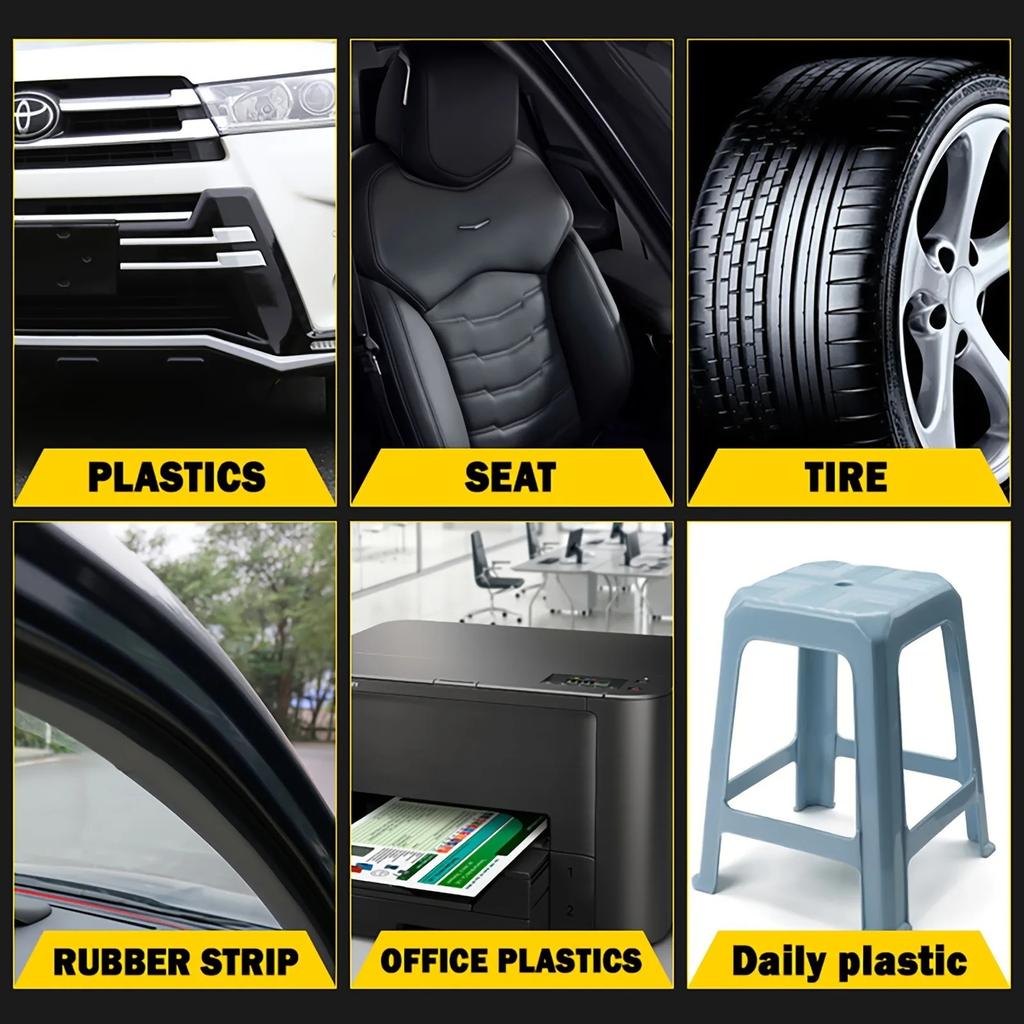 Multifunctional Automotive Interior Renovation Wax - Plastic Component Update, Interior Shining Wax, Tire Protection, Car Repair