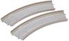 TOMIX N Gauge Double-Track Curved Rail DC391 & 354-45 F Set of 2 (1882) Model Railroad Supplies