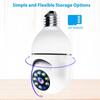 Bulb Camera Wireless IP Camera Outdoor Street WIFI PTZ Speed Dome Camera 1080P HD AI Auto Tracking CCTV Surveillance