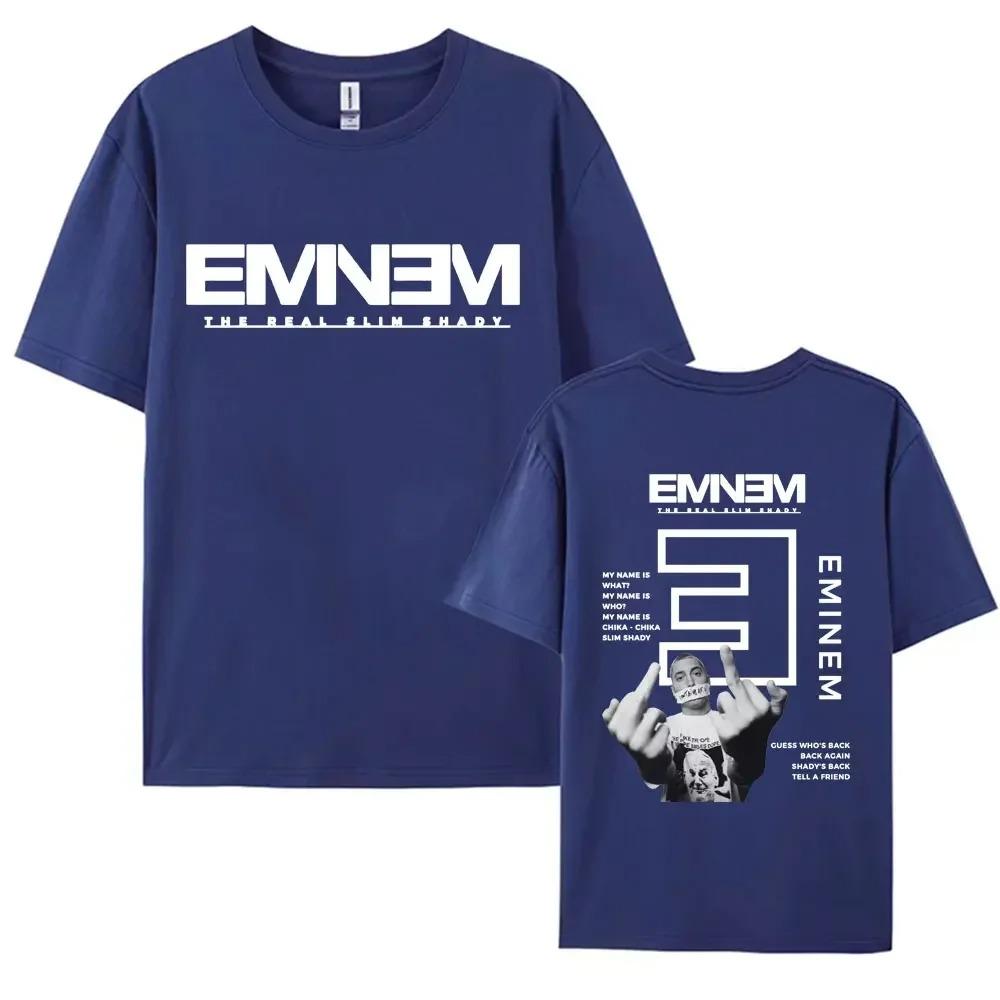 2026 Rapper Eminem New Album Graphic Print T-shirts Men Women's Hip Hop Trend Short Sleeve TShirt Summer Cotton T Shirt for Fans Gift