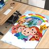 Cocomelon Printed Carpetrugfor Office Chair Living Room Bedroom Kitchen Room Decor Gifts