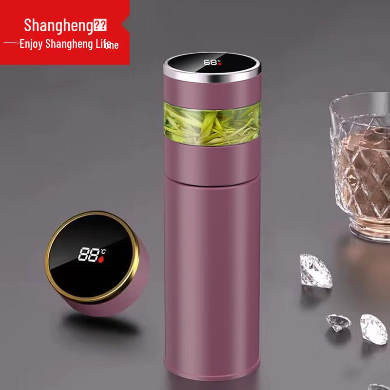 Shangheng 316 Stainless Steel Smart Tea Infuser Insulated Mug