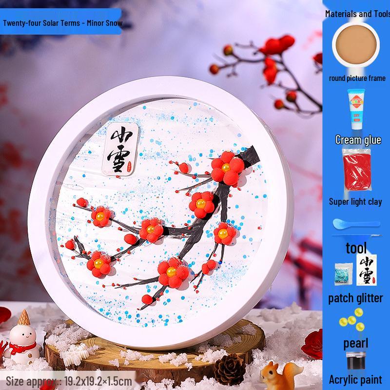 Children's DIY Creative Plate Painting Kit - Shell Design Ornaments