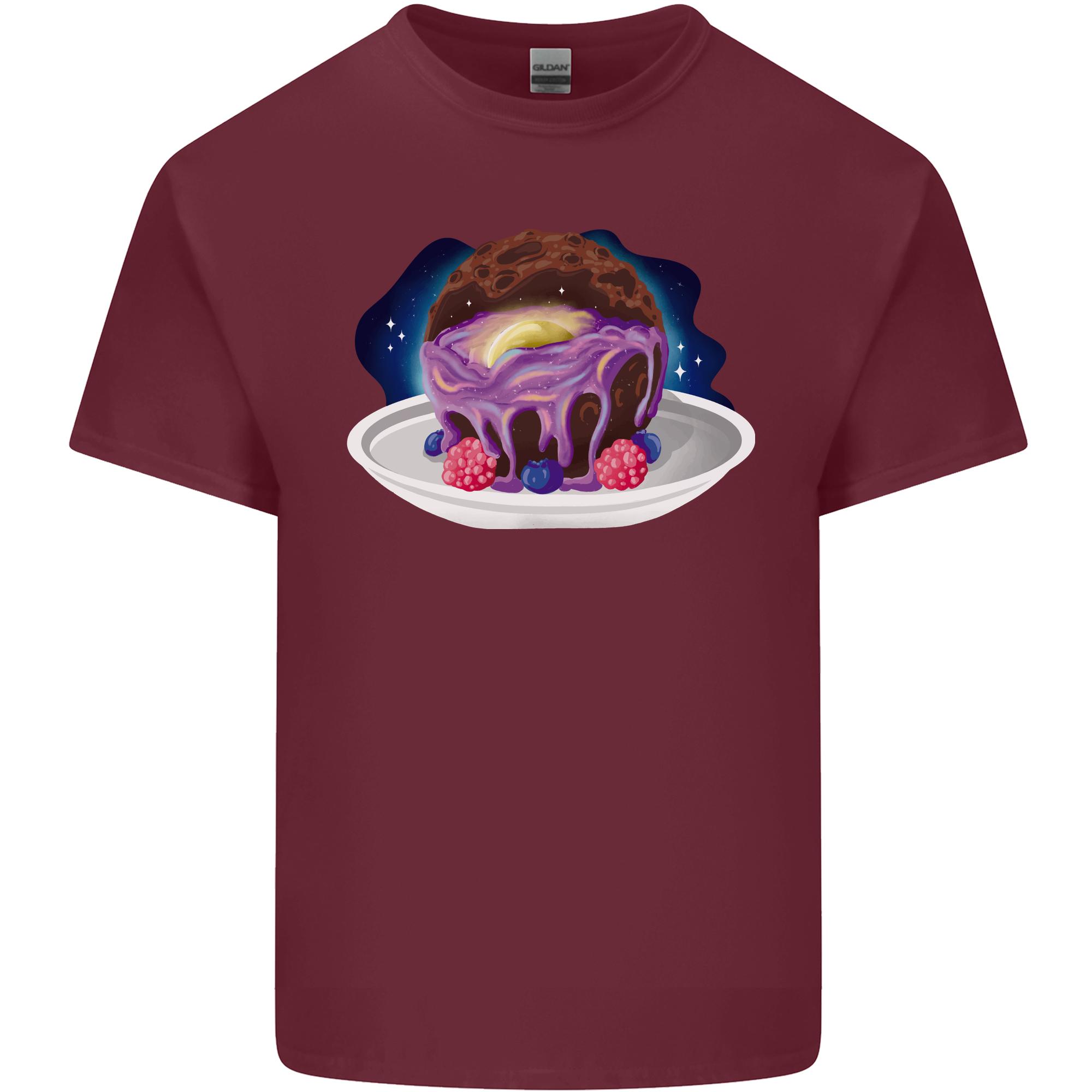 Space Planet Dessert Funny Food Unisexs Light Cotton TShirt S