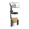 Magnetic Car Cup Holder & Phone Mount with Multi-functional Adjustment