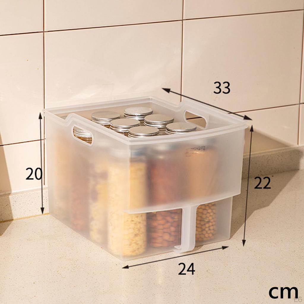 Kitchen Organizer Bin Storage Box Organizing Pantry Organization Household Freezer
