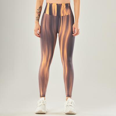 Leggings sportivi senza cuciture Tie Dye Donna Palestra Abbigliamento da allenamento Yoga Leggings con stampa a vita alta