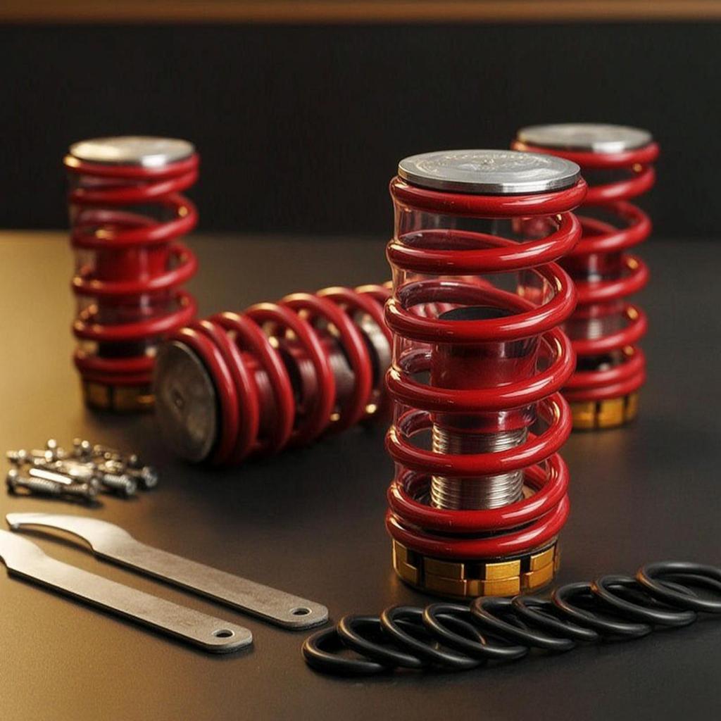 4 Pieces Damping Spring Kit Adjustable Springs Performance for Tuner Drivers