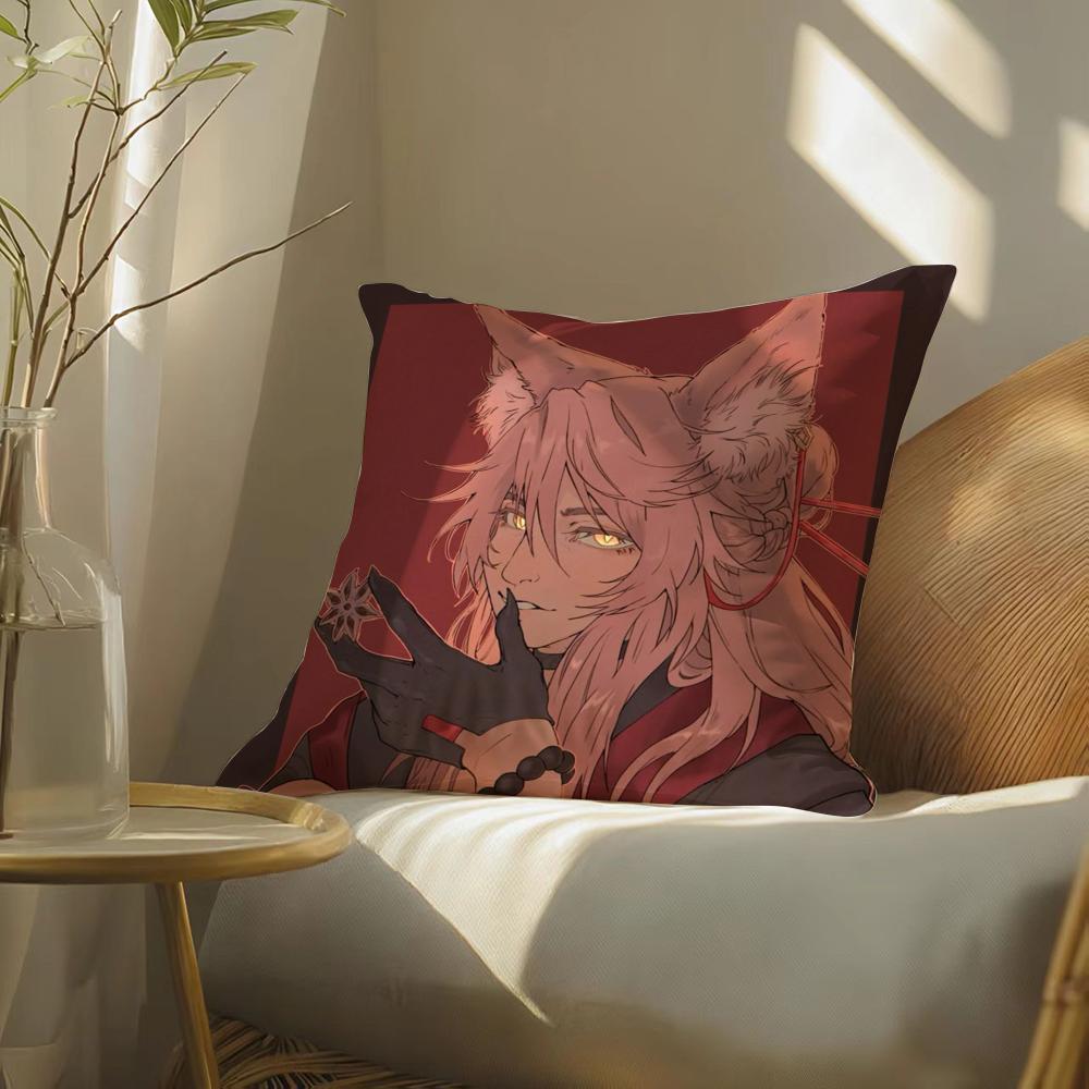 Cute 2D Game H-Honkai Star Rail Pillow Case Pattern Printed Pillowcase For Living Room Sofa Cushion Cover & Bedroom Decor
