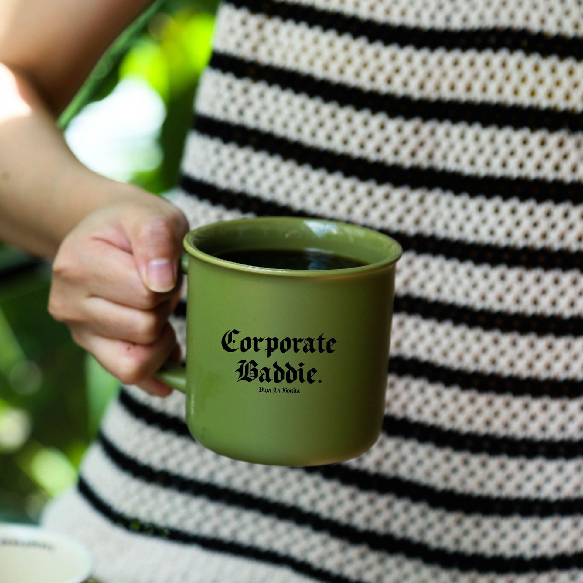 

Керамическая кружка для кофе MeyJig, чашка для эспрессо, молока, латте, посуда для напитков, 350 мл 350ml