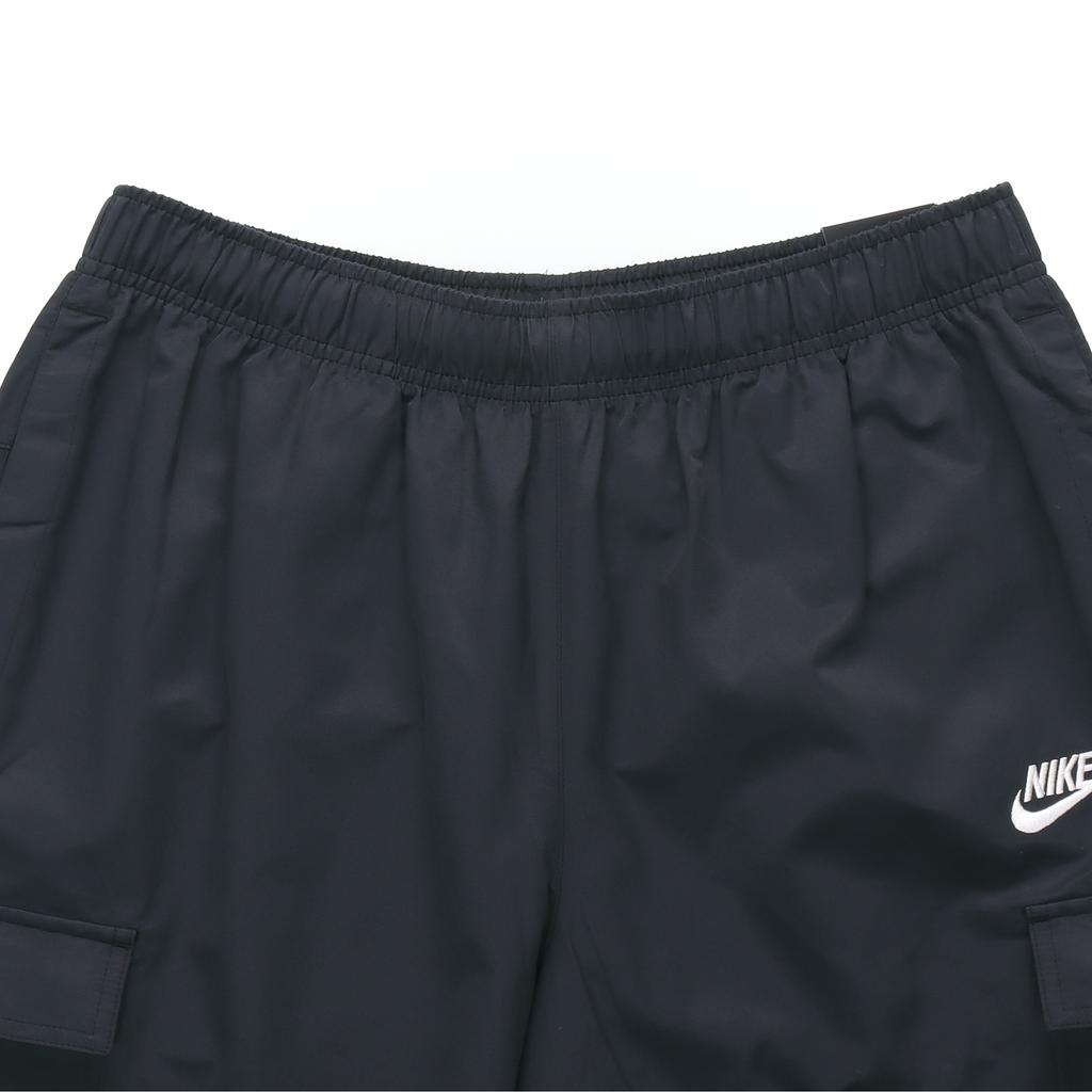 Nike Sportswear Logo Embroidered Woven Cargo Pants Men Bottoms Black CU4326-010