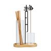 Chinese Jing Incense Holder Anti-Ash Flying Incense Burner with Glass Ash Catcher and Incense Sticks Organizer Home Decor