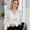 Clear Acrylic Retractable Badge Reel Halloween Ghost Reel, Glitter Holder Clip, Cute Pink for Collar or Bag ID Name Women Nurse Teacher Medical Office