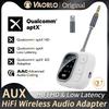 2 in 1 aptX-Adaptive AD/HD/LL AAC Bluetooth Audio Transmitter Receiver 3.5MM AUX HiFi Music Multipoint Airplane Wireless Adapter