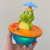 Automatic Spraying Crocodile Bath Toy LED Light & Rotating Shower Head Fun Bathtub Fountain Toy for Boys Girls