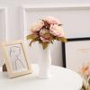 1 Pz Vaso per fiori moderno Vaso di plastica bianco rosa Vaso per fiori Cesto Nordico Casa Soggiorno Decorazione Ornamento Disposizione floreale