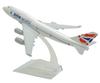 TANG DYNASTY 1/400 16cm British Airways Boeing B747 Alloy Airplane Model Toy