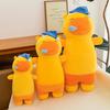 Capybara Plush Pillow Cute Snoozing Capybara Doll Soft Stuffed Animal Comforting Nap Buddy for Kids Adults