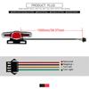 36v48v 3-in-1 Led Rear Light Taillight High Brightness Turn Signal Lamp Warning Light Electric