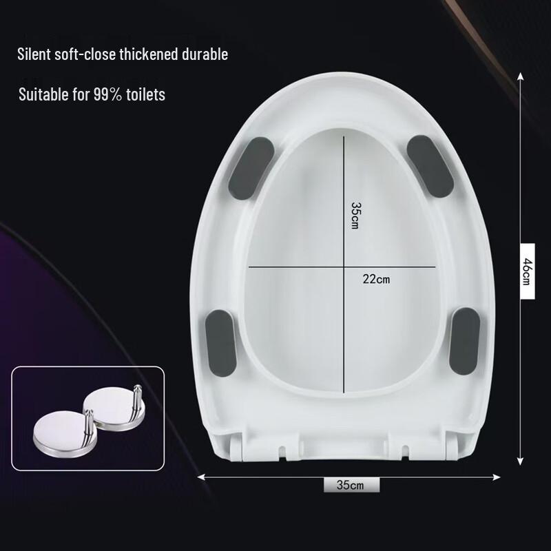 TLXT Universal Soft-Close Toilet Seat