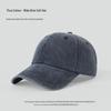 Unisex Custom Logo Solid Color Baseball Cap - Spring/Autumn Casual Korean Style for Large Head.